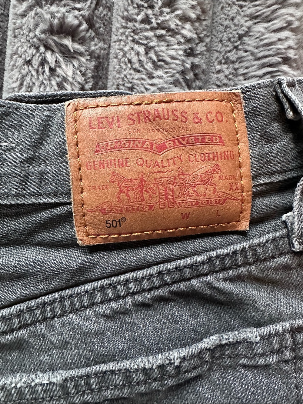 Levi Strauss & Co. 501® Grey Denim Jean Shorts